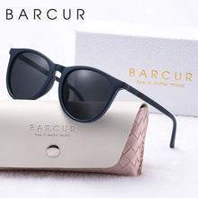 Load image into Gallery viewer, BARCUR Pink Fashion Round Sunglasses for Women – Polarized Comfortable UV400 Mirror Lense Lightweight PC Frame for Summer Travel Vacation &amp; Holiday – Trendy Girls’ Gift Idea with Sweet Style
