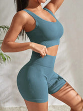 Load image into Gallery viewer, Women's Seamless Ribbed Yoga Set
