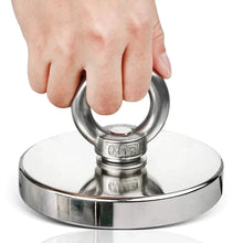 Load image into Gallery viewer, Super Strong Neodymium Fishing Magnets Heavy Duty imanes Magnet with Countersunk Hole Eyebolt for Salvage Magnetic Fishing
