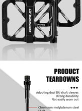 Load image into Gallery viewer, Lightweight Design Easy To Ride Bicycle Pedals Aluminum Alloy Material Suitable for Road Cycling Waterproof and Anti Slip
