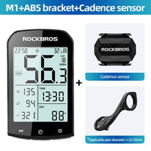 Load image into Gallery viewer, ROCKBROS  Bicycle Computer GPS 5.0 ANT Bluetooth Waterproof Wireless Cyclocomputer Speedometer Bike Stopwatch Bike Accessories
