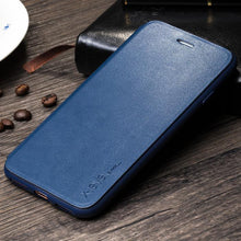 Load image into Gallery viewer, Ultra Thin Slim Case For iPhone 13 12 Case 6S 7 8 Plus X XR XS Max Flip Leather Cover For iPhone 12 11 Pro Max Case  Leather Extra Slim Phone Case With Stand Function
