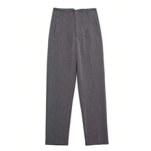 Load image into Gallery viewer, Women’s High Waist Slim Trousers
