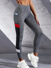 Load image into Gallery viewer, 🖤 Colorblocked Mesh High-Waist Yoga Leggings with Side Pockets
