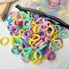 Load image into Gallery viewer, 20/50pcs Kids Elastic Hair Bands Girls Sweets Scrunchie Rubber Band for Children Hair Ties Clips Headband Baby Hair Accessories
