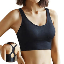 Load image into Gallery viewer, 🖤 Women's Hollow Push-Up Sports Bra Tank Top
