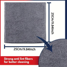 Load image into Gallery viewer, 5/10/20pcs Kitchen Towel, Ultra-fine Fiber Light Gray Cleaning Cloth Set, Absorbent, Soft And Stain-removing Cloth
