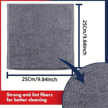 Load image into Gallery viewer, 5/10/20pcs Kitchen Towel, Ultra-fine Fiber Light Gray Cleaning Cloth Set, Absorbent, Soft And Stain-removing Cloth

