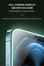 Load image into Gallery viewer, 2Pcs Luminous Protective Glass For iPhone 14 13 12 11 Pro Max X XR XS Screen Protector For 7 8 6 Plus SE3 Glowing Tempered Glass  Luminous Glowing Tempered Glass Screen Protector for iPhone
