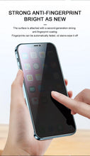 Load image into Gallery viewer, 3Pcs Privacy Glass For iPhone 11 12 13 Pro Max Screen Protectors Anti-spy Tempered Glass For iPhone XR XS Max Se 6 7 8 Plus Tempered Glass Anti Spy Privacy Glass Screen Protector For iPhone
