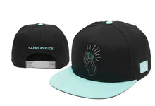 Load image into Gallery viewer, Classic Snapback Hat – Flat Bill Adjustable Baseball Cap
