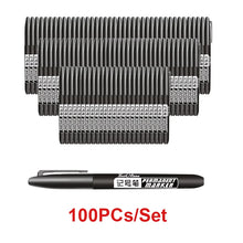 Load image into Gallery viewer, 6PCs/Set Permanent Marker Pen Fine Point Waterproof Markers Thin Nib Crude Nib Black Blue Red Ink 1.5mm Fine Color Marker Pens
