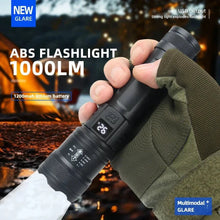 Load image into Gallery viewer, High Strong Power Led Flashlights 2000LM Tactical Torch with Display Light USB Charging Camping Fishing Emergency Zoom Lantern
