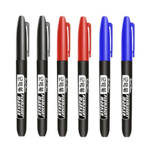 Load image into Gallery viewer, 6PCs/Set Permanent Marker Pen Fine Point Waterproof Markers Thin Nib Crude Nib Black Blue Red Ink 1.5mm Fine Color Marker Pens
