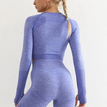 Load image into Gallery viewer, Seamless Yoga Crop Top for Women
