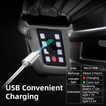 Load image into Gallery viewer, ROCKBROS Bicycle Light Helmet MTB Road USB Warning Rear Light Cycling Helmet EPS PC Intergrally-molded Safety Bike Helmet
