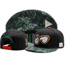 Load image into Gallery viewer, Skull Hand Snapback Hat – Flat Bill Adjustable Baseball Cap
