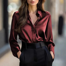 Load image into Gallery viewer, Women’s Spring-Autumn Lapel Button Shirt
