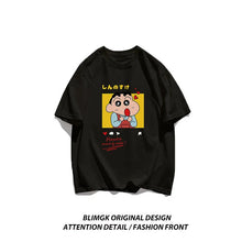 Load image into Gallery viewer, 👕 Crayon Shin-chan "Beloved Woman" Cotton T-Shirt – Playful Anime Streetwear
