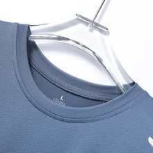 Load image into Gallery viewer, CHRLCK Men's Running Quick Drying T-shirts Breathable Hiking Fishing Tees Soft Elasticity Outdoor Sports Short Shirt Summer
