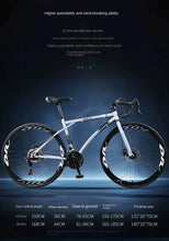Load image into Gallery viewer, 2025 New Road Bike 7/24 Speed Corner Handle Road Racing Bicycle Dual Disc Brake Lightweight Outdoor bicicleta Adult Teenagers
