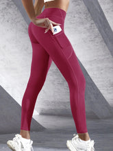 Load image into Gallery viewer, High Waist Pocket Stretch Leggings Women
