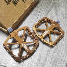 Load image into Gallery viewer, 2025 New Bike Pedals  MTB Mountain Road Flat Non-slip CNC 3 Sealed Bearings Green Bicycle Pedals Route Cycling Accessories
