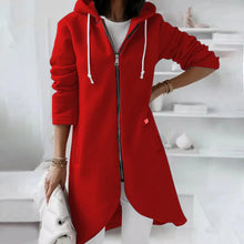 Load image into Gallery viewer, Oversized Zip-Up Streetwear Hoodie Women
