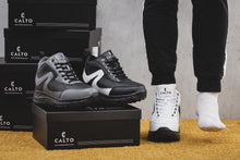 Load image into Gallery viewer, CALTO - S22772 - 4 Inches Taller (Black/White) - Hiking Style Boots
