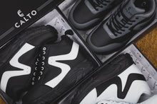 Load image into Gallery viewer, CALTO - S22772 - 4 Inches Taller (Black/White) - Hiking Style Boots
