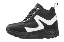 Load image into Gallery viewer, CALTO - S22772 - 4 Inches Taller (Black/White) - Hiking Style Boots

