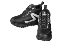 Load image into Gallery viewer, CALTO - S22772 - 4 Inches Taller (Black/White) - Hiking Style Boots
