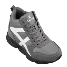 Load image into Gallery viewer, CALTO - S22781 - 3.6 Inches Taller (Grey/White) - Hiking Style Boots
