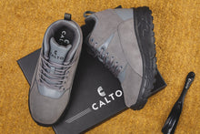 Load image into Gallery viewer, CALTO - S22800 - 4 Inches Taller (Grey) - Hiking Style Boots
