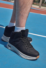 Load image into Gallery viewer, CALTO - S23411 - 3.2 Inches Taller (Black/Grey Sole) - High-Top Height-Boosting Sneaker
