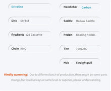 Load image into Gallery viewer, SAVA 2025NEW HAWKEYE SLR7 Carbon Fiber Road Bike with Shimano 105 DI2 R7170 Component Hydraulic Discs, Complete Adult Racing Set
