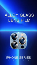 Load image into Gallery viewer, Full Cover Frame Glass Camera Lens Protector For iPhone 14 Plus Lens Glass For iPhone 11 12 13 Pro Max Mini Premium Tempered Glass Film Aluminum Alloy Lens Ring Cover Camera Protector
