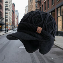 Load image into Gallery viewer, Unisex Winter Hat – Plush Fur-Lined Earflap Beanie
