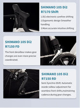 Load image into Gallery viewer, SAVA 2025NEW HAWKEYE SLR7 Carbon Fiber Road Bike with Shimano 105 DI2 R7170 Component Hydraulic Discs, Complete Adult Racing Set
