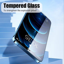 Load image into Gallery viewer, 4PCS Tempered Glass for iPhone 13 12 11 Pro Max Mini Screen Protector for iPhone 14 Pro Max 7 8 6 6S Plus SE 2020 X XR Xs Glass Easy Installation Frame Case Friendly Premium Tempered Glass for iPhone
