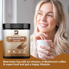 Load image into Gallery viewer, Mushroom Coffee 10 Mushroom Extract - Lion's Mane, Cordyceps, Reishi, Turkey Tail, Chaga, Maitake for energy and immune support
