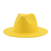 Load image into Gallery viewer, Modern Hats For Women Fedoras Winter Women Hats Simple Classic Hat Wedding Lady Retro Wide Brim Floppy Hat Men Fedora Hat Fashionable Classic Wide Brim Hat For Summer Dress Hats
