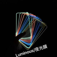 Load image into Gallery viewer, 2Pcs Luminous Protective Glass For iPhone 14 13 12 11 Pro Max X XR XS Screen Protector For 7 8 6 Plus SE3 Glowing Tempered Glass  Luminous Glowing Tempered Glass Screen Protector for iPhone
