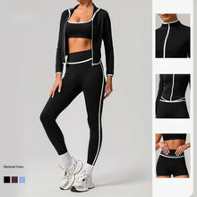 Load image into Gallery viewer, 🖤 Seamless Yoga Set – High Waist, Hip-Lifting
