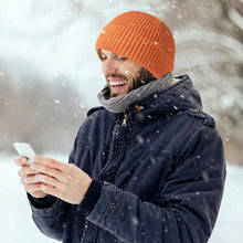 Load image into Gallery viewer, Unisex Winter Reflective Beanie – High Visibility Noctilucent Knit Hat
