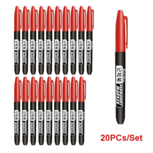 Load image into Gallery viewer, 6PCs/Set Permanent Marker Pen Fine Point Waterproof Markers Thin Nib Crude Nib Black Blue Red Ink 1.5mm Fine Color Marker Pens
