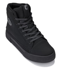 Load image into Gallery viewer, CALTO - S3421 - 2.4 Inches Taller (Black) - Cap Toe High Top Zip-Up Sneaker Boots
