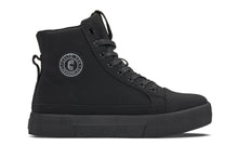 Load image into Gallery viewer, CALTO - S3421 - 2.4 Inches Taller (Black) - Cap Toe High Top Zip-Up Sneaker Boots
