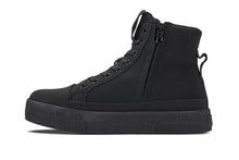 Load image into Gallery viewer, CALTO - S3421 - 2.4 Inches Taller (Black) - Cap Toe High Top Zip-Up Sneaker Boots
