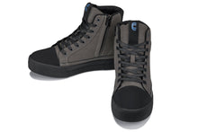 Load image into Gallery viewer, CALTO - S3423 - 2.4 Inches Taller (Grey) - Cap Toe High Top Zip-Up Sneaker Boots
